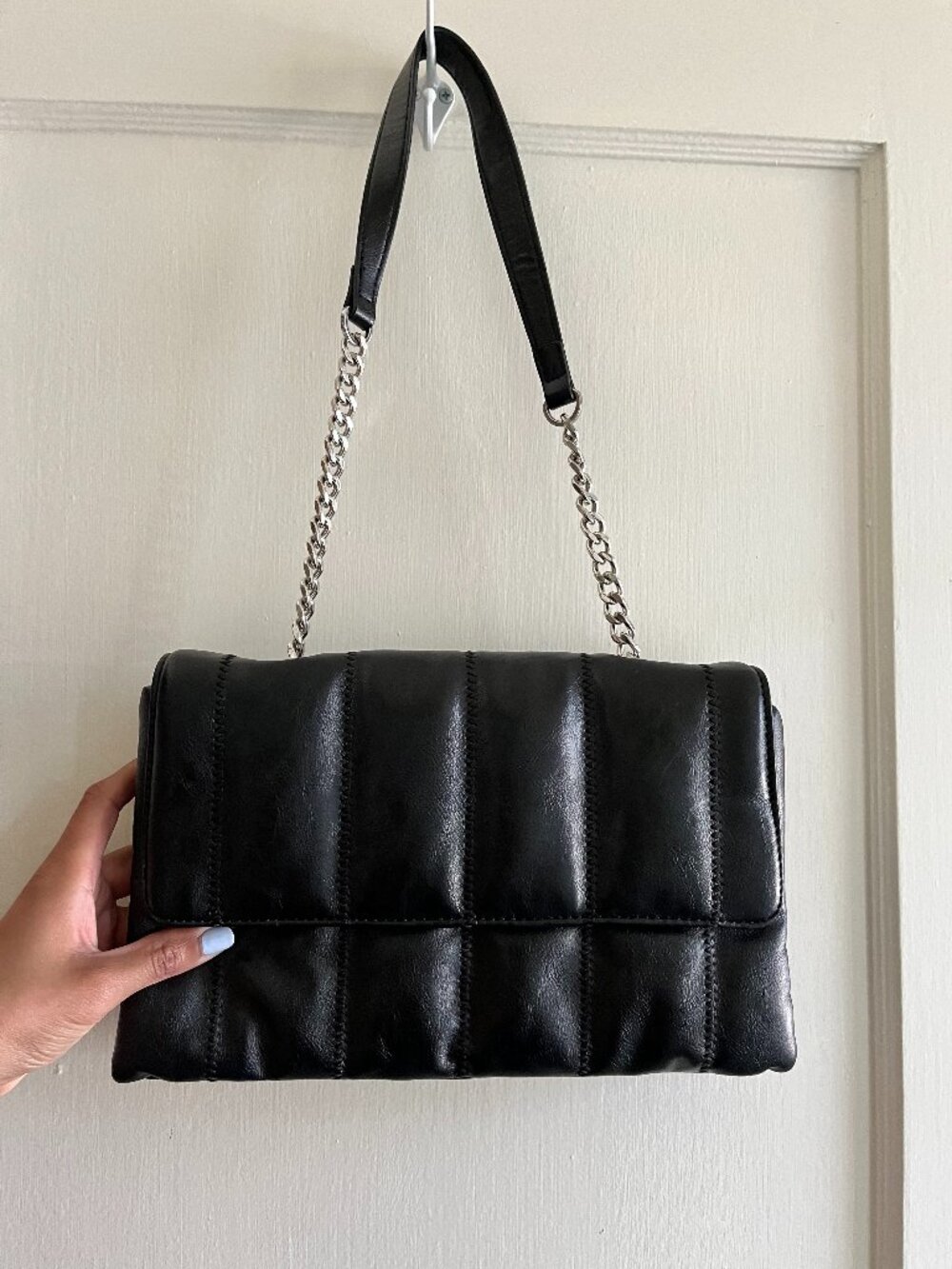 Black Puffer Purse